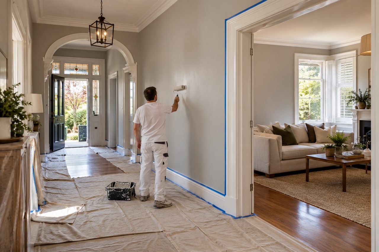 AI-generated illustrative interior painting image for Mount Eliza