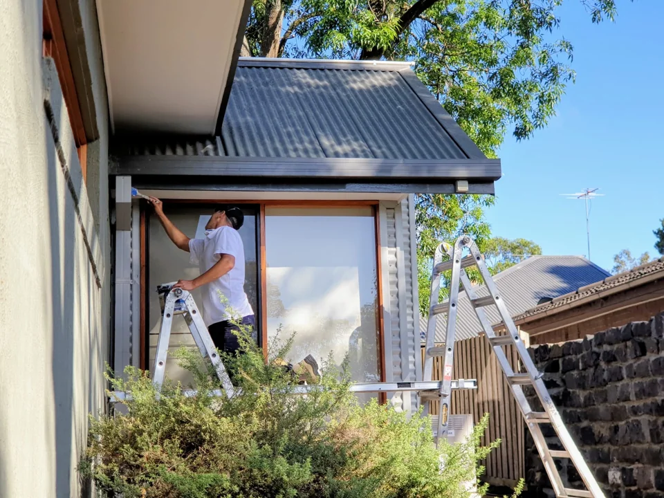 Exterior painting in Warrandyte